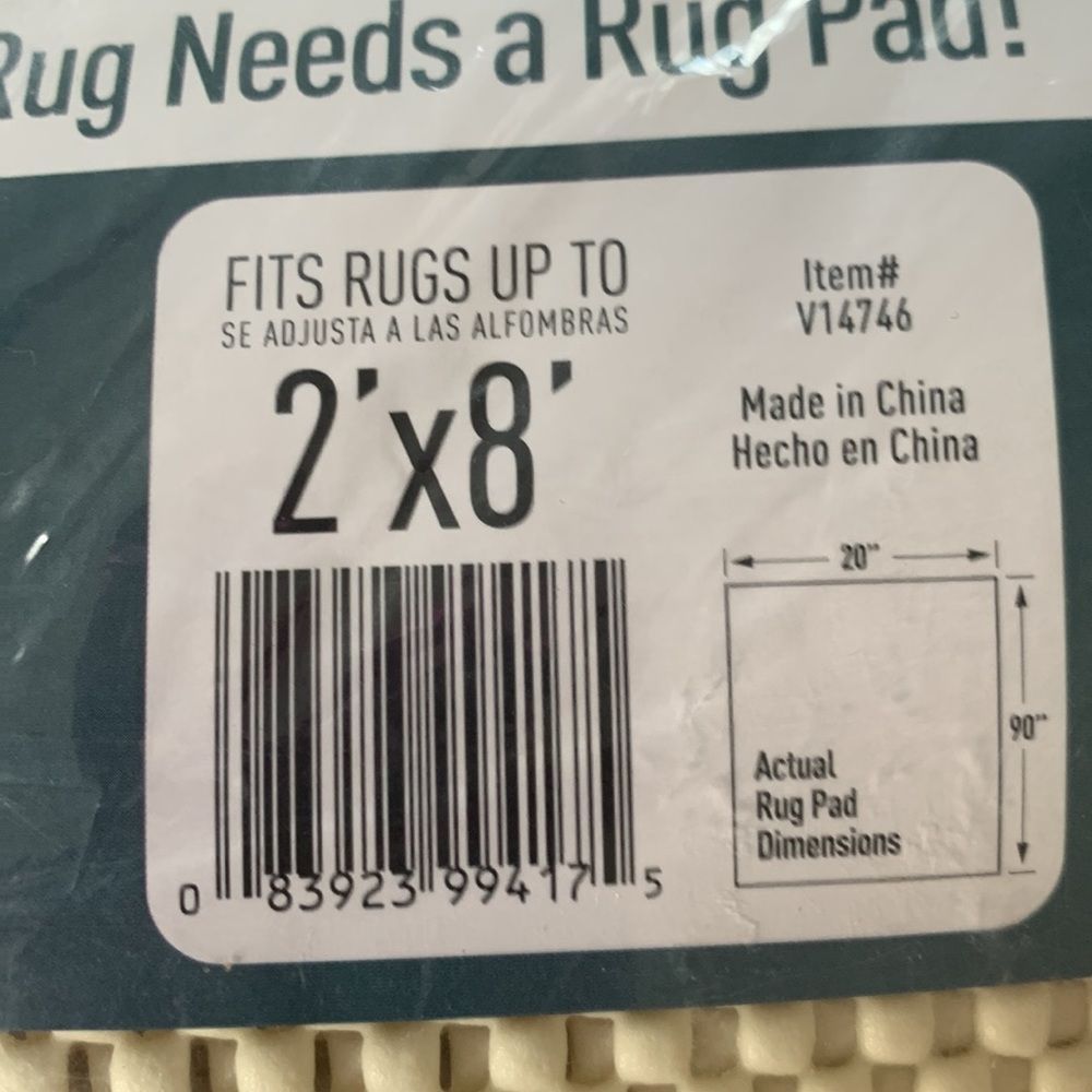 NEW Non-Slip Rug Pad - Picture 3 of 7
